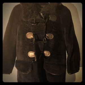 Coach Shearling Toggle Coat